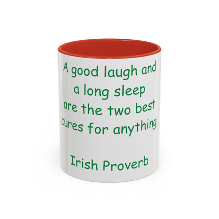 Inspirational Coffee Cup – Irish Wisdom – 11oz Accent Mug