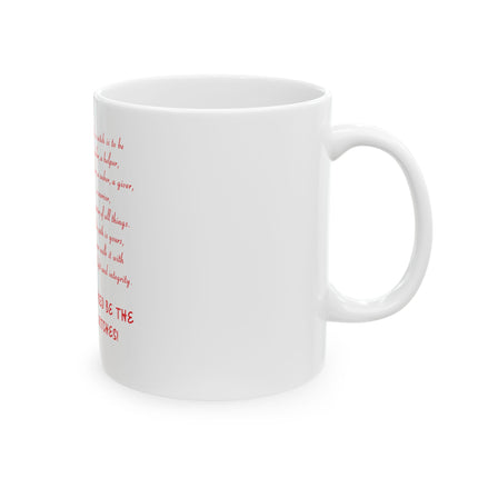 Blessed Be The Witches! Ceramic Mug — Witchy Prayer Poem Coffee Cup (11oz/15oz)