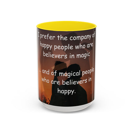 Believers in Magic Mug – 15oz Accent Ceramic Cup for Happy Souls