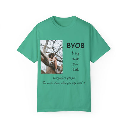 BYOB T-Shirt – “Bring Your Own Book” – Unisex Literary Design