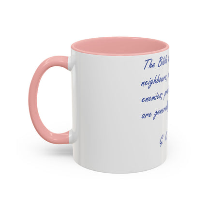 Chesterton Quote Mug – 11oz Accent Cup for Literary Peacemakers