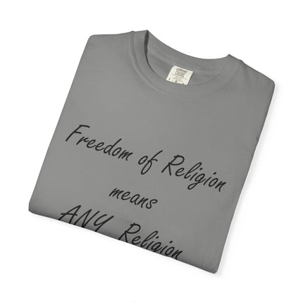 Freedom of Religion Unisex T-Shirt - Comfortable & Statement-Making Tee for All Beliefs