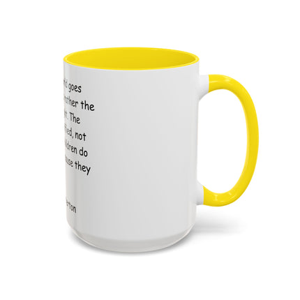 G.K. Chesterton Quote Accent Coffee Mug — Inspirational Christian Coffee Cup (11/15oz)