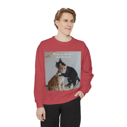 Cute Cat Sweatshirt - Perfect Gift for Cat Lovers