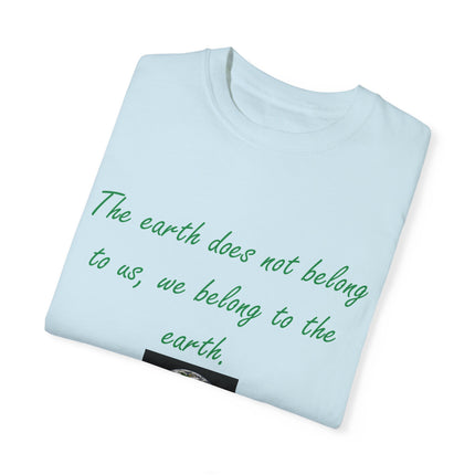 Eco-Friendly T-Shirt – “We Belong to the Earth” Design