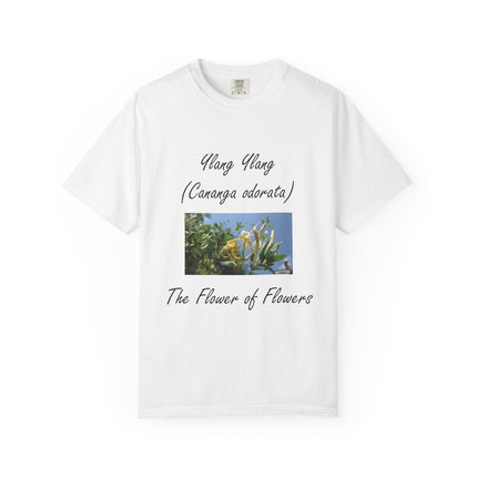 Ylang Ylang Floral T-Shirt - The Flower of Flowers Design