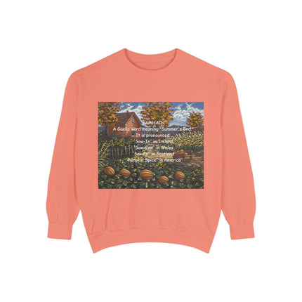 Samhain Sweatshirt – Cozy Unisex Pullover with Pumpkin Spice Wit