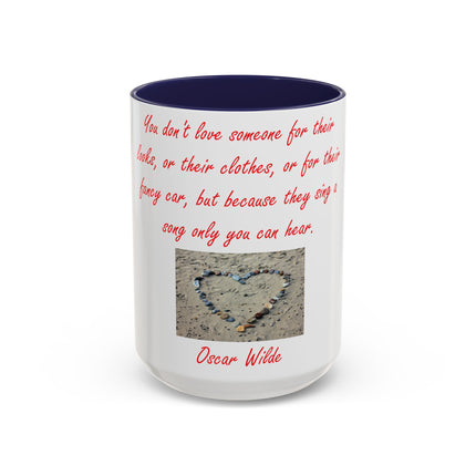 Oscar Wilde Quote Mug – 15oz Accent Ceramic Drinkware