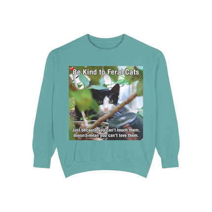 Be Kind to Feral Cats Sweatshirt — Animal Rescue Crewneck