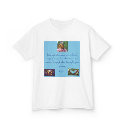 Kids Tee with Butterfly Design – Inspirational Nature Gift