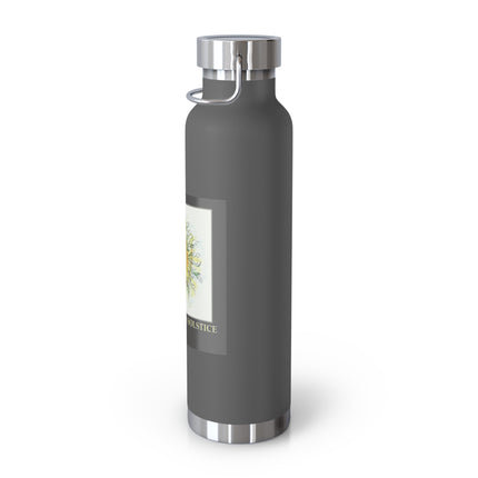 Summer Solstice Bottle – 22oz Copper Vacuum Flask for Ritual Joy