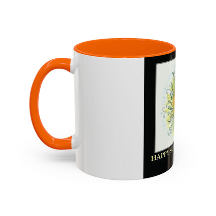 Summer Solstice Mug – 11oz Accent Ceramic Cup with Sunshine Art