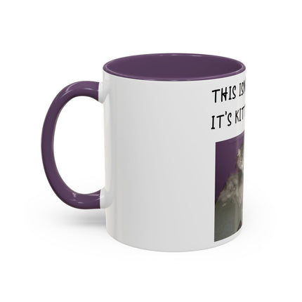 Kitty Glitter Mug – 11oz Accent Ceramic Cup for Cat Lovers