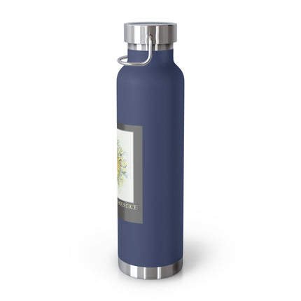 Summer Solstice Bottle – 22oz Copper Vacuum Flask for Ritual Joy