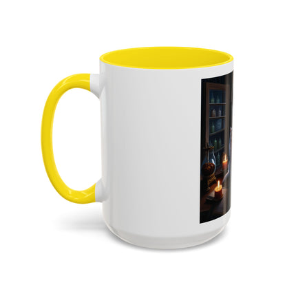 Moonlit Witch Cats Coffee Mug — Gothic Cat Magic Tea Cup (11/15oz)