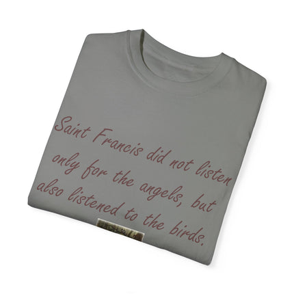 Spiritual Tee – Honoring Saint Francis – Eco-Friendly Unisex