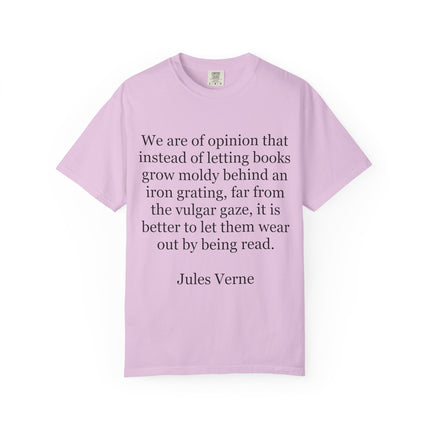 Jules Verne Quote T-Shirt — Literary Quote Tee for Book Lovers