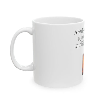 Cider Lover Mug – "A well-made cider is a year’s worth of sunlight in a single sip" Ceramic Coffee Cup (11oz/15oz)