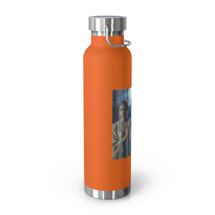 Mystical Copper Flask – 22oz Insulated Bottle with Wiccan Charm