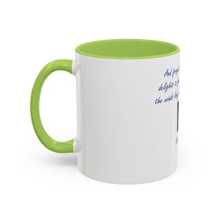 Inspirational Earth Quote Coffee Mug — "And forget not that the earth delights to feel your bare feet" by Khalil Gibran