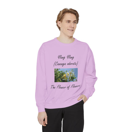 Unisex Ylang Ylang Sweatshirt – Floral Comfort for All Seasons