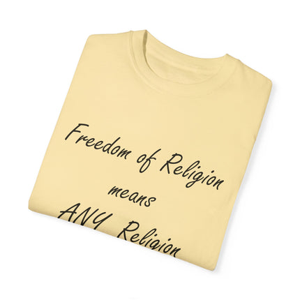 Freedom of Religion Tee – Unisex Statement Shirt for All Beliefs