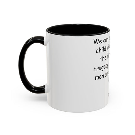 Plato Quote Ceramic Mug – 11oz Accent Cup for Daily Wisdom