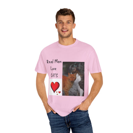 Real Men Love Cats Unisex T-Shirt – Cute Cat Lover Tee