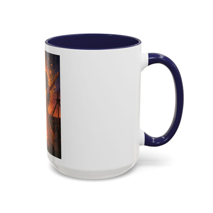 Mug — Pagan Bonfire Coffee Mug with Inspirational Beltane Quote