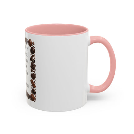 Coffee Mug - "Chocolate is the answer. Who cares what the question is."