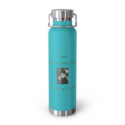 Jasmine Floral 22oz Copper Vacuum Bottle – Insulated Water Flask