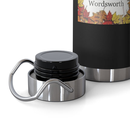 Autumn Leaves Quote Bottle — 22oz Copper Vacuum Insulated Bottle
