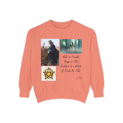 Unisex Witchcraft Sweatshirt - 'A Witch Is a Witch, If Truth Be Told' Design