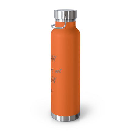 22oz Insulated Water Bottle — 'Pray for Others, Prey on Others' Red Stainless Thermos