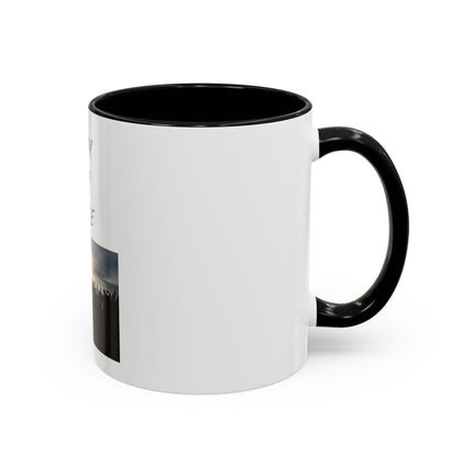 Pray for Peace Accent Coffee Mug — Inspirational Religious Prayer Mug (11/15oz)