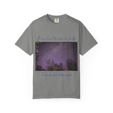 Unisex Starry Night T-Shirt - "I have loved the stars too fondly" Quote