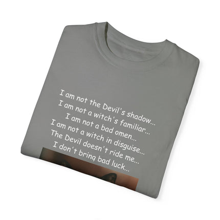 Unisex Cat-Themed T-Shirt – "Please Don't Hurt Me" Design