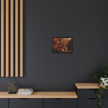 Framed Canvas Wall Art - “Autumn speaks in the language of cider.”