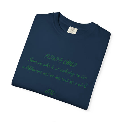 Flower Child Unisex Garment-Dyed T-Shirt – Vintage Inspiration for Free Spirits