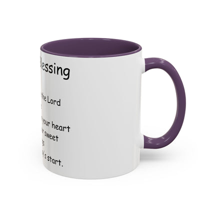 Irish Blessing Accent Mug | 11oz Ceramic Cup for Daily Motivation