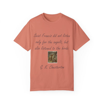 Spiritual Tee – Honoring Saint Francis – Eco-Friendly Unisex
