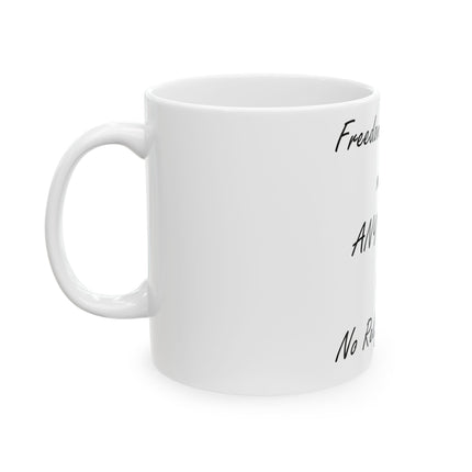 Freedom of Religion Mug – 11oz Ceramic Cup for All Beliefs