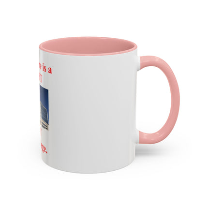 Healthcare is a Right Accent Coffee Mug - 11/15oz