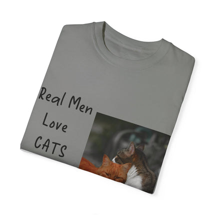 Real Men Love Cats Unisex T-Shirt – Cute Cat Lover Tee