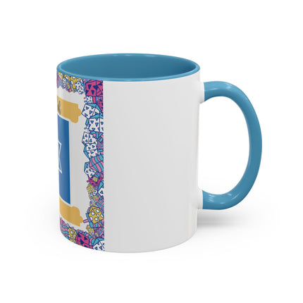 Happy Hanukkah Mug – 11oz Accent Ceramic Cup for Festive Joy