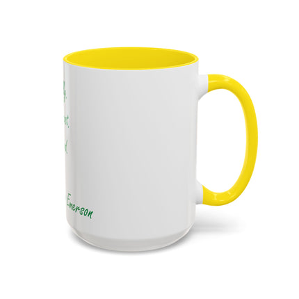 Emerson Quote Coffee Mug — “Be silly. Be honest. Be kind.” Accent Ceramic Mug (11/15oz)