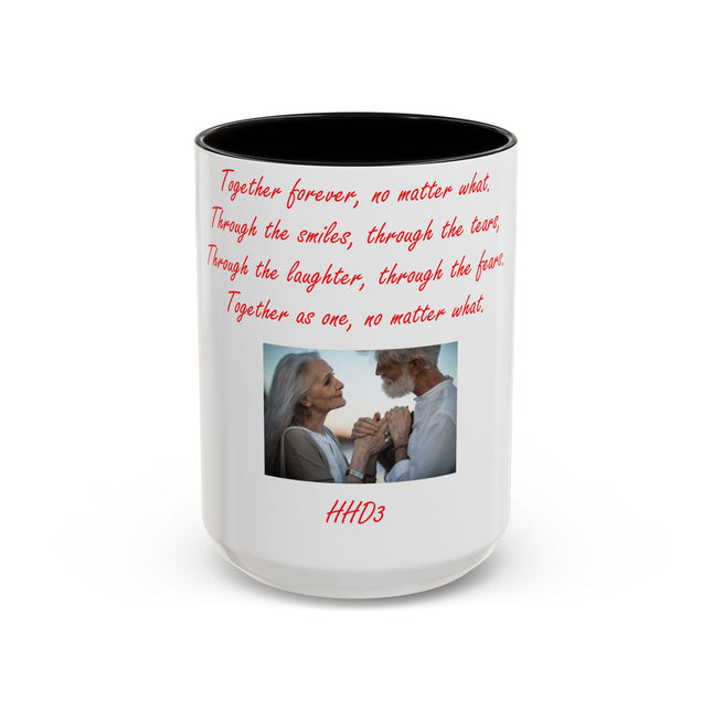 Romantic Coffee Mug – “Together Forever” – 15oz Ceramic