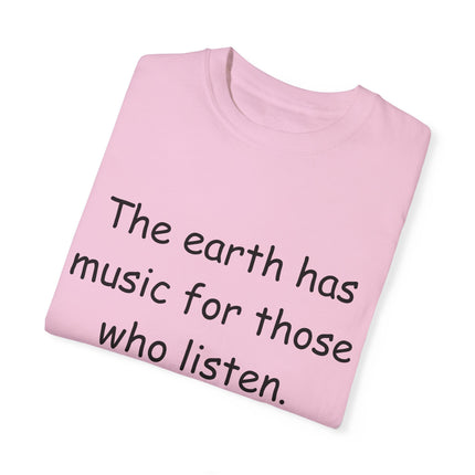 Shakespeare Quote Tee – Unisex Garment-Dyed Literary Shirt