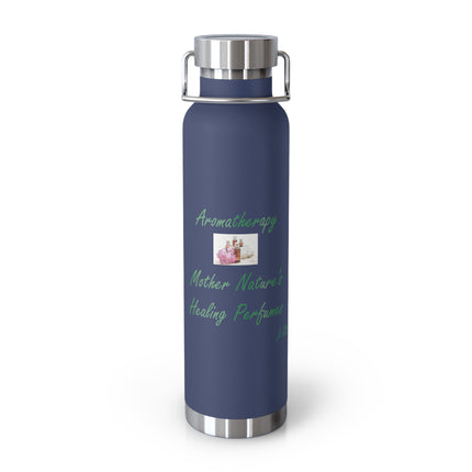 Aromatherapy Insulated Water Bottle - Mother Nature's Healing Perfume, 22oz
