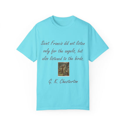 Spiritual Tee – Honoring Saint Francis – Eco-Friendly Unisex
